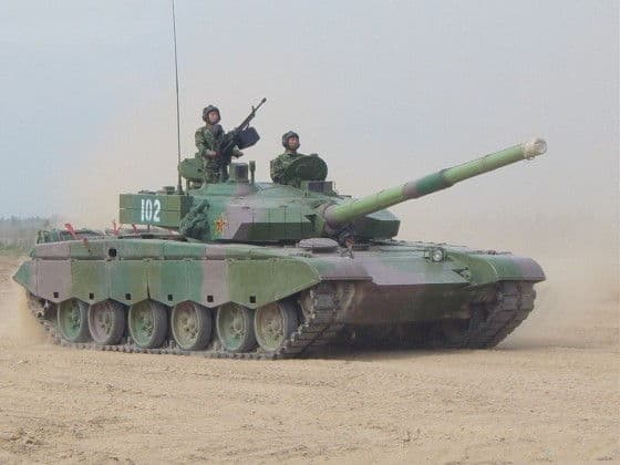 primary chinese main battle tank in 1989