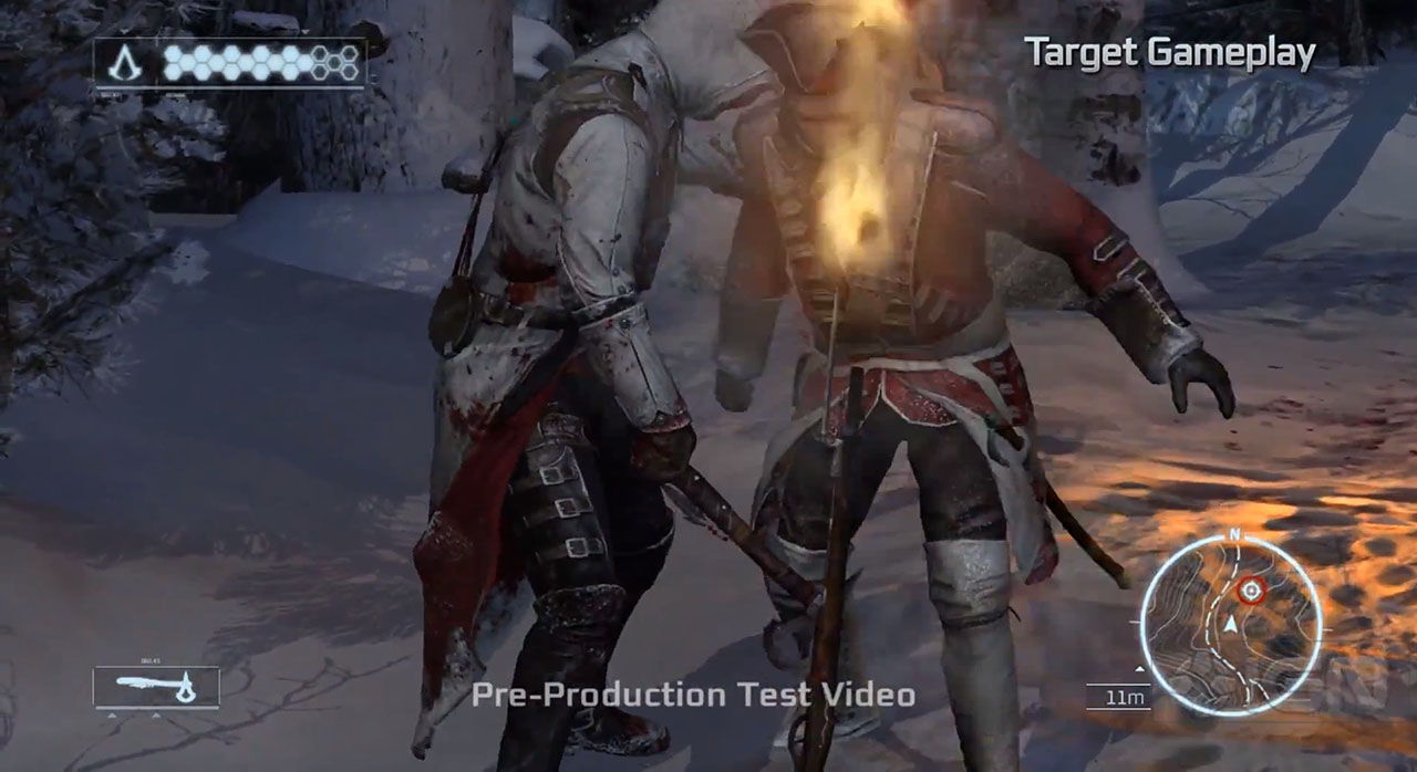 Assassin's Creed III - Outsider Pre-Alpha Gameplay Trailer 