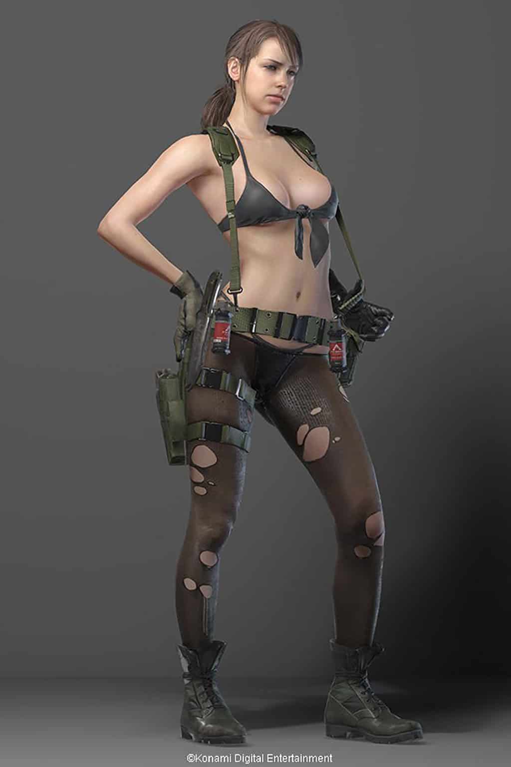 Metal Gear Solid Phantom Pain Stefanie Joosten Quiet01 Unfinished Manunfinished Man