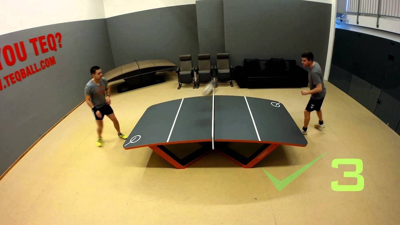 Teqball Combines Soccer and Ping Pong