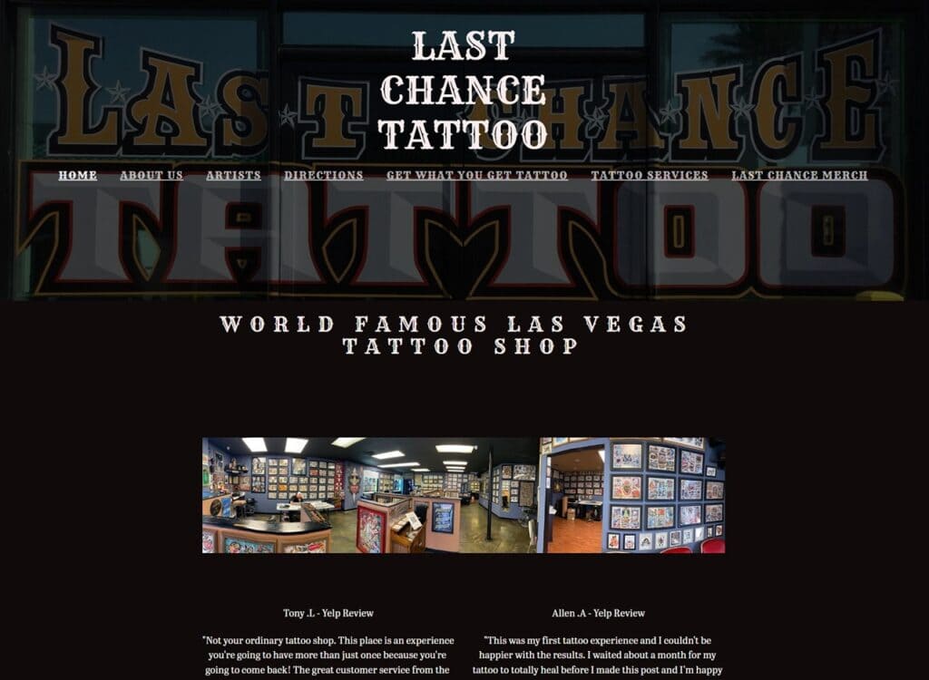 Guide To The Best Tattoo Shops In Las Vegas Top Destinations For   Last Change Tattoo Las Vegas 1024x750 