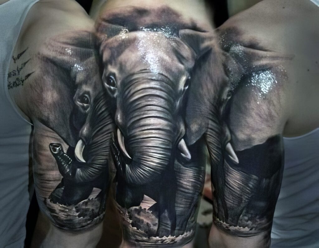 40 Powerful Elephant Tattoo Ideas & Meaning | Realistic elephant tattoo, Elephant  tattoos, Elephant tattoo design