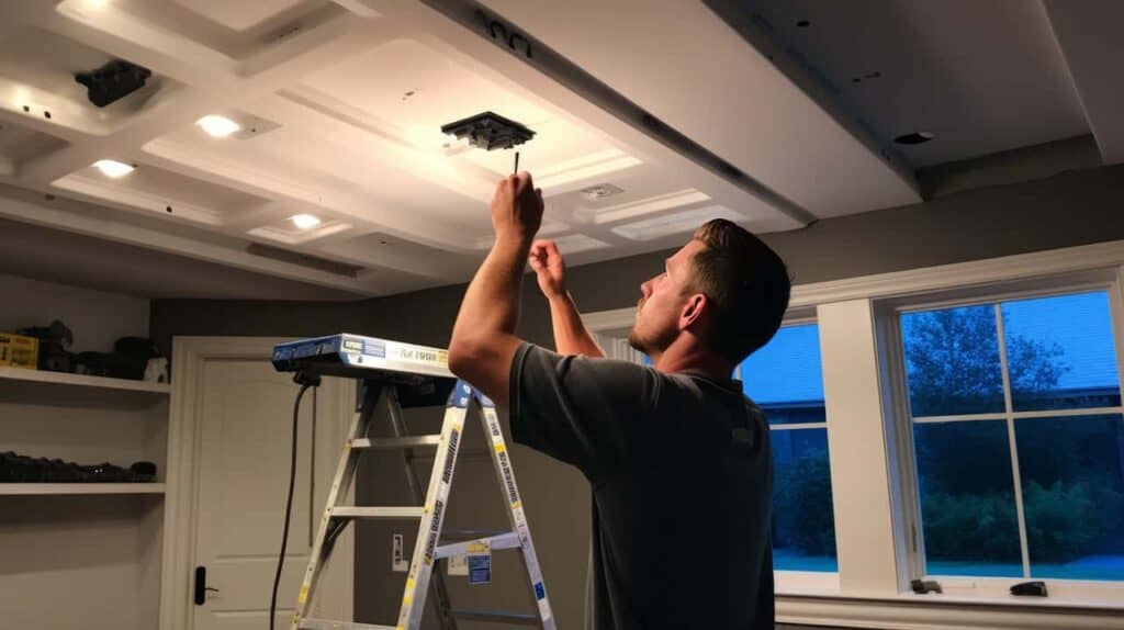 installing garage lighting