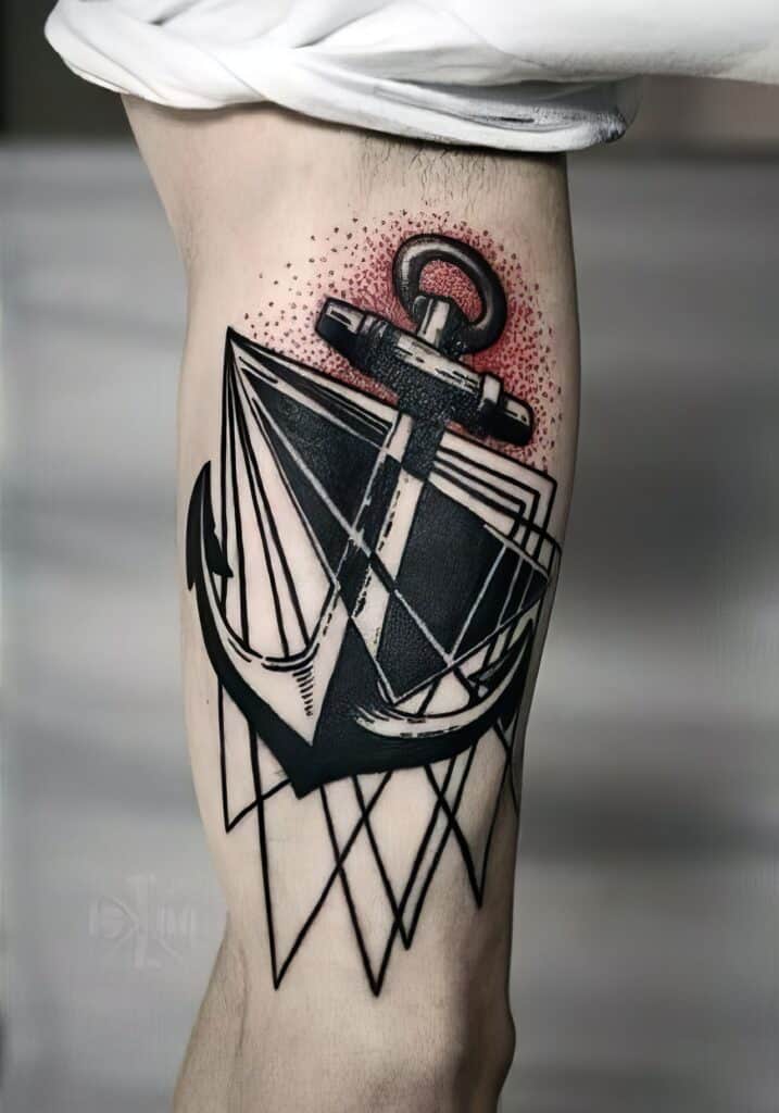 Iván Cortés Artworks | Anchor Tattoo inside forearm.