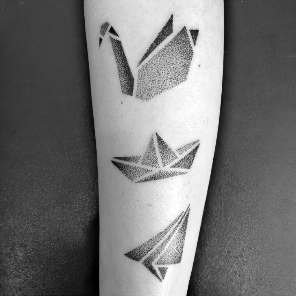 60 Unique Paper Airplane Tattoo Designs For Men [2024 Guide