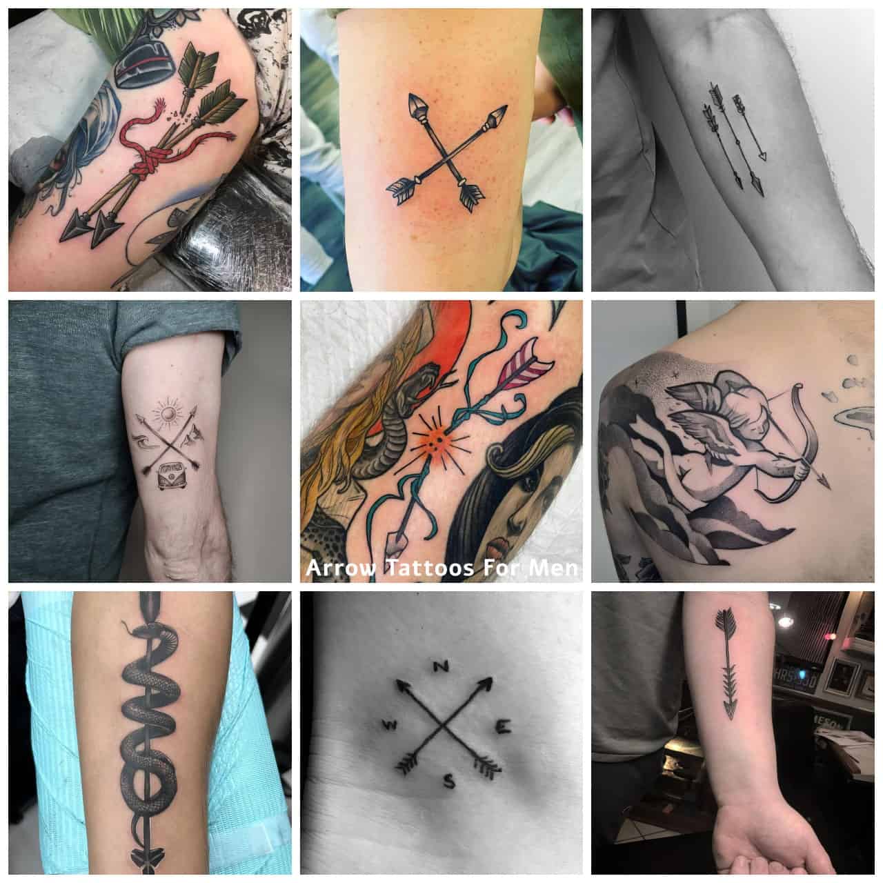 Tiny Arrow Temporary Tattoo - Set of 3 – Little Tattoos