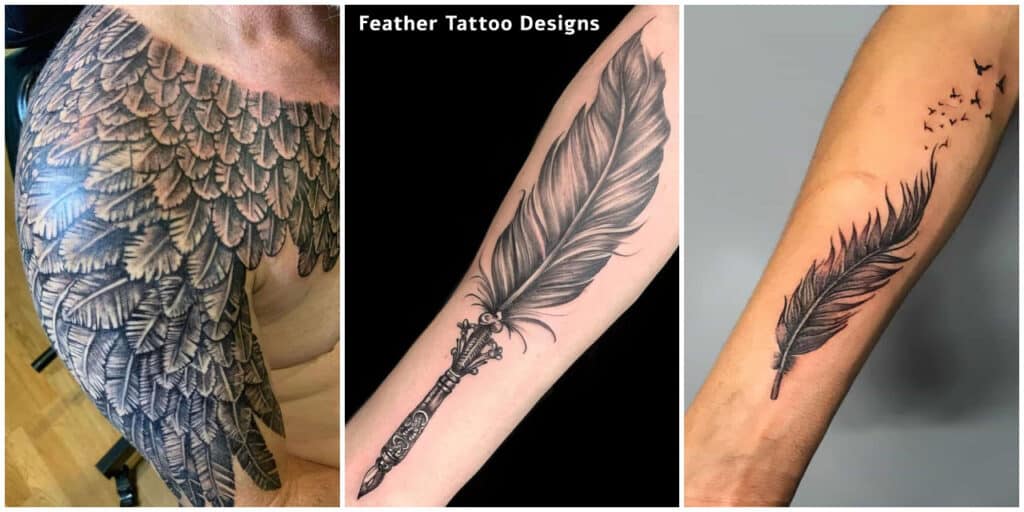 The Top 22 Feather Tattoo Designs For Men 4316