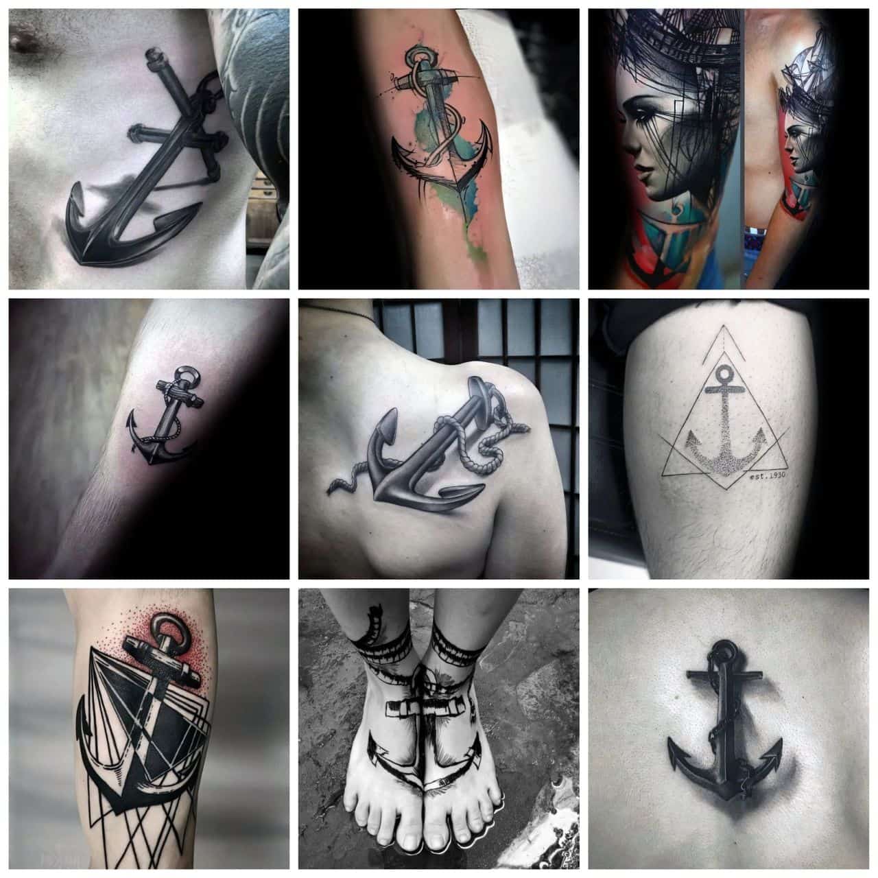 We Found 60 Inspiring Anchor Tattoo Ideas To Fit Your Look — InkMatch