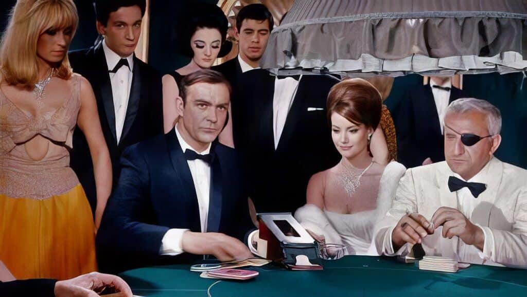 Baccarat Chemin de fer in Casino Royale