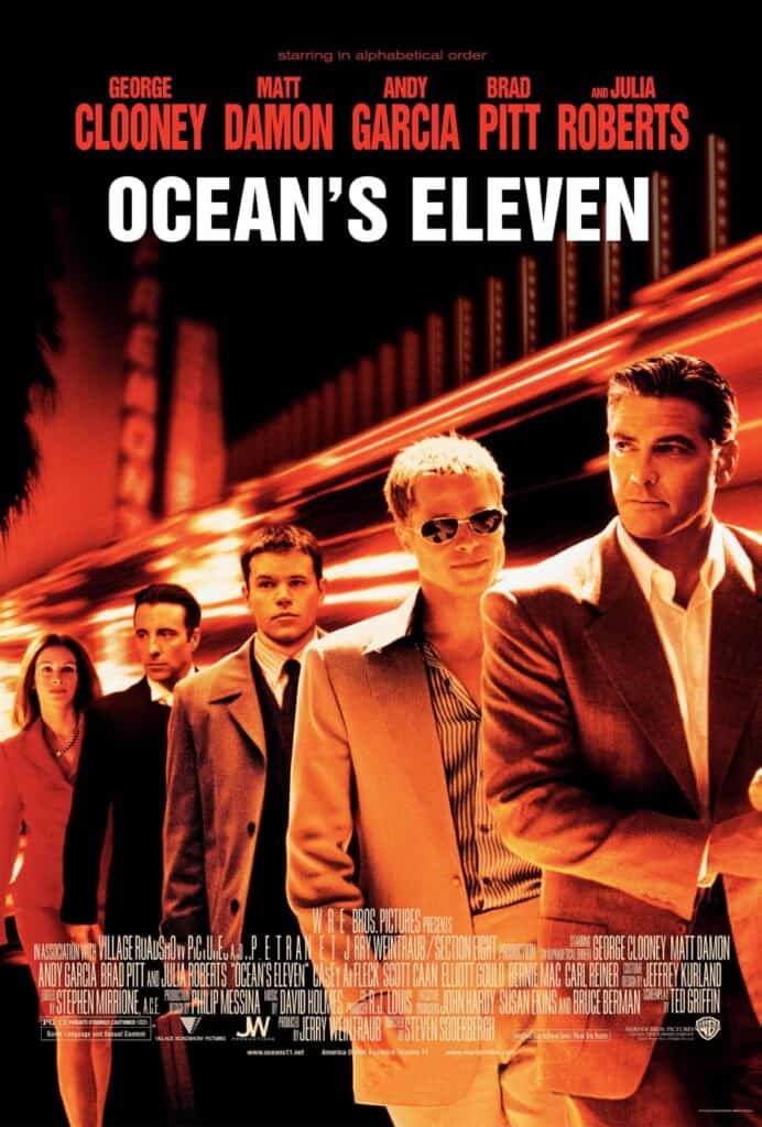 Oceans Eleven 2001 movie poster