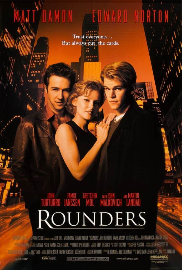 Rounders 1998 poster