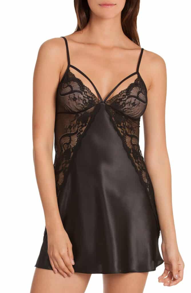 In Bloom by Jonquil Chemise in Black