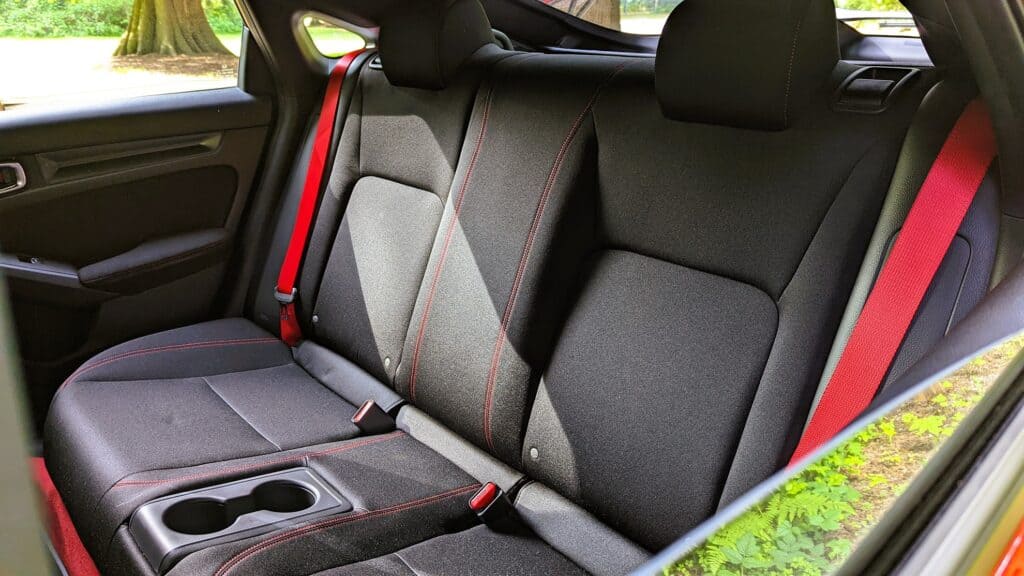 2024 Honda Civic Type R rear seats