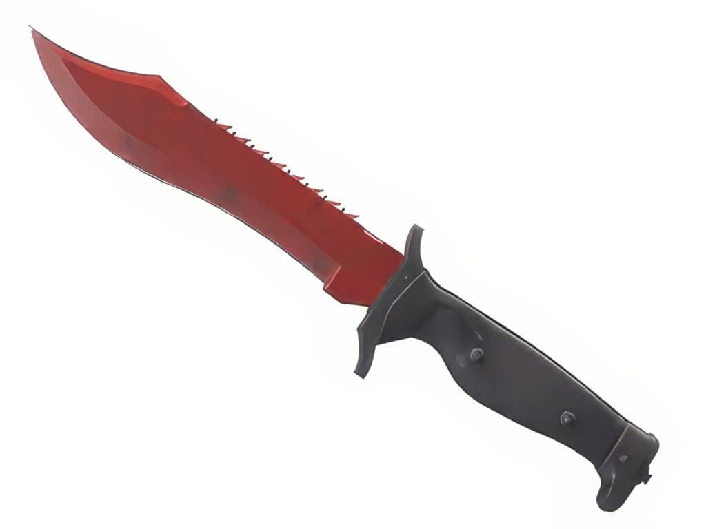 Bowie Knife Crimson Web